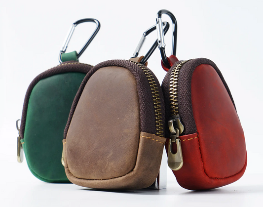 Leather Coin Pouch Zipper