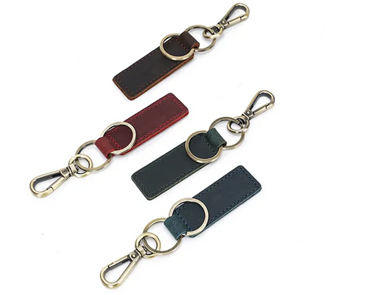 Leather Strap Armband Keychain